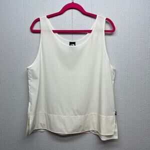 The North Face Fitness Hiking White Tank Top Women's Size Large Lightweight